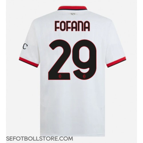 AC Milan Youssouf Fofana #29 Replika Bortatröja 2024-25 Kortärmad